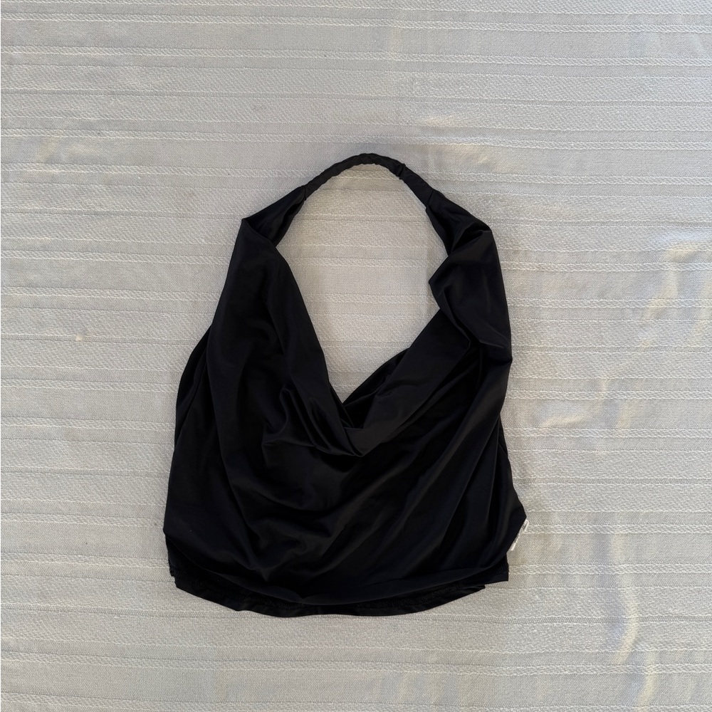 Black Halter Top